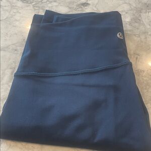 lululemon navy wunder train high rise 28”